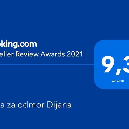 Willa Kuca Za Odmor Dijana Gornje Selo Zewnętrze zdjęcie